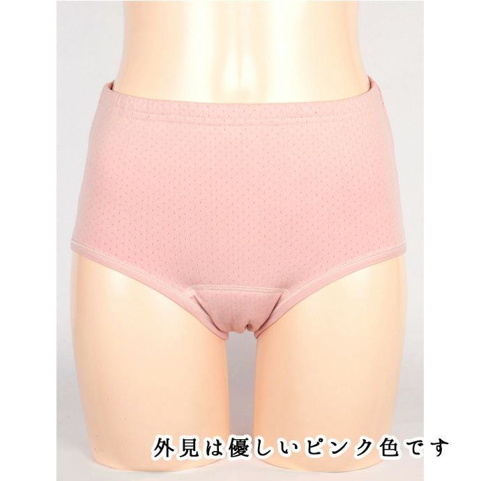 Nojima(ノジマ)】【裏赤】さわやか快適ショーツ【パッド部35cc】【M/L