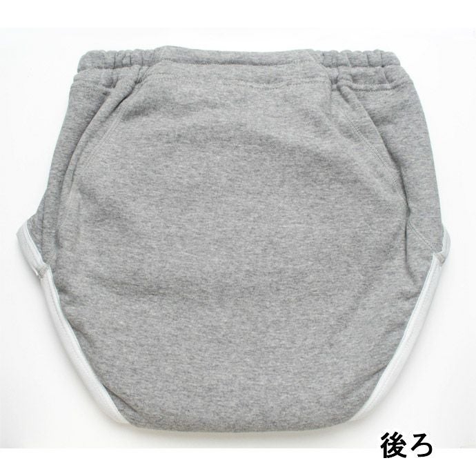 【33018】男性用尿漏れパンツ【前閉じ】【300cc】【S/M/L/LL/3L】グレーのみ/綿100%/日本製/失禁男性用