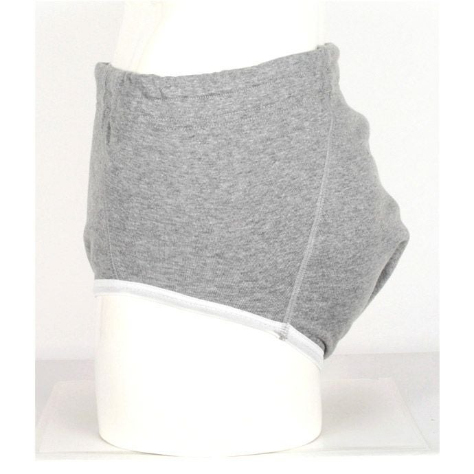 【33018】男性用尿漏れパンツ【前閉じ】【300cc】【S/M/L/LL/3L】グレーのみ/綿100%/日本製/失禁男性用