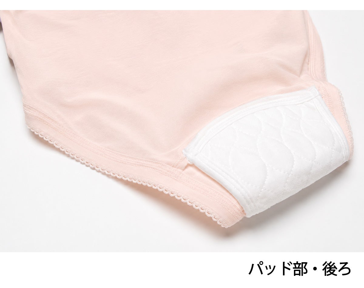 【GUNZE(グンゼ)】【HW8170/2枚組】らくらく肌着【吸水ショーツ】【パッド部20cc】【M/L】綿100%/尿漏れショーツ失禁女性用