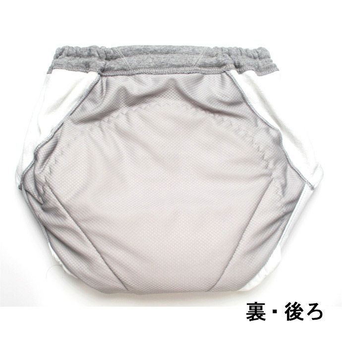 【33018】男性用尿漏れパンツ【前閉じ】【300cc】【LL/3L】グレーのみ/綿100%/日本製/失禁男性用